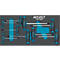 HAZET gereedschapsmodule 163-182/9, 9-delig, schroevendraaierset sterprofiel T6-T30, B 342 x D 172 mm