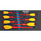 HAZET gereedschapsmodule 163-229/7, schroevendraaierset, kruiskop PH, sleuf SW 0,4x2,5-0,8x4 mm, geïsoleerd voor elektriciens