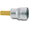 HAZET inbus 8801K, 3/8 inch aandrijving, zeskant SW 6 mm, L 43,5 mm, TIN-gecoat, speciaal staal