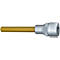 HAZET inbus 986L-8, 1/2 inch binnenzeskant SW 8 mm, TIN-gecoat, L 100 mm, DIN 7422