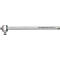 HAZET Quergriff mit Gleitstück 8815, Vierkant 3/8 Zoll, L 198 mm, CV-Stahl, verchromt, poliert, DIN 3122, ISO 3315
