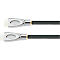 HDMI 2.1 Kabel Good Connections PYTHON® Serie, Ultra-High-Speed, bis 8K/UHD-2, Vollmetallstecker & Nylongeflecht, Länge 1 m, schwarz