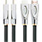 HDMI 2.1 Kabel Good Connections PYTHON® Serie, Ultra-High-Speed, bis 8K/UHD-2, Vollmetallstecker & Nylongeflecht, Länge 2 m, schwarz