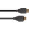 HDMI 2.1-kabel Good Connections, ultrahoge snelheid, tot 8K/UHD-2, vergulde contacten, lengte 1,5 m, zwart