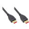 HDMI 2.1-kabel Good Connections, ultrahoge snelheid, tot 8K/UHD-2, vergulde contacten, lengte 2 m, zwart