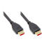 HDMI 2.1-kabel Good Connections, ultrahoge snelheid, tot 8K/UHD-2, vergulde contacten, lengte 3 m, zwart