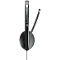 Headset EPOS|Sennheiser ADAPT 130T USB II, enkelzijdig, USB-A, UC-geoptimaliseerd &amp; gecertificeerd voor Microsoft Teams, 3,5 mm jack plug, kunstlederen oorkussens, zwart