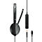 Headset EPOS|Sennheiser ADAPT 135 USB-C II, einseitig, USB-C, UC-optimiert, 3,5 mm Klinkenstecker, Ohrpolster aus Kunstleder, schwarz