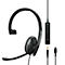 Headset EPOS|Sennheiser ADAPT 135 USB-C II, enkelzijdig, USB-C, UC-geoptimaliseerd, 3,5 mm jack plug, kunstlederen oorkussens, zwart