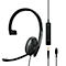 Headset EPOS|Sennheiser ADAPT 135T USB-C II, einseitig, USB-C, UC-optimiert & zertifiziert für Microsoft Teams, 3,5 mm Klinkenstecker, Ohrpolster aus Kunstleder, schwarz