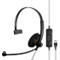 Headset EPOS|Sennheiser IMPACT SC 30 USB ML, bekabeld, mono, USB, Skype gecertificeerd, UC geoptimaliseerd, ActiveGard®