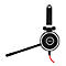 Headset Jabra Evolve 40, kabelgebunden, USB 2.0/3.0/3,5 mm Jack, passive Noise-Unterdrück., Busylight, monaural