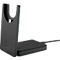 Headset Jabra Evolve2 55 link380a Mono, met oplaadhouder, bereik tot 30 m, tot 10 u, UC-geoptimaliseerd, zwart