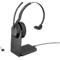 Headset Jabra Evolve2 55 link380a Mono, mit Ladestation, Reichweite bis 30 m, bis 10 h, MS-Teams optimiert, schwarz