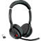 Headset Jabra Evolve2 55 link380a stereo, bereik tot 30 m, tot 10 u, UC-geoptimaliseerd, zwart