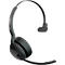 Headset Jabra Evolve2 55 link380c Mono, Reichweite bis 30 m, bis 10 h, UC-optimiert, schwarz