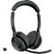Headset Jabra Evolve2 55 link380c Stereo, bereik tot 30 m, tot 10 u, UC-geoptimaliseerd, zwart