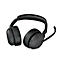 Black over-ear headphones with a microphone. The product is shown against a white background.