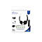 Headset MediaRange MROS304, kabelgebunden, binaural, USB, Lautstärkeregler, Mikrofon mit Rauschfilter, schwarz-silber