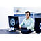 Headset Sennheiser SC 260 USB MS II, kabelaansluiting, Skype-gecertificeerd, stereogeluid, beugel instelbaar