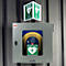 HeartSine SAM500P Reanimations-Defibrillator, AED, mit manueller Schockabgabe, 4 Jahre Allgefahren-Zusatzversicherung, klimatisierter Außenwandkasten mit Standortmarkierung