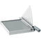 Hebelschneider Leitz Precision Home A4, bis A4, bis 8 Blatt, Papierklemme, Ableselineal, Klingenschutz, Edelstahl und Kunststoff