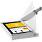 Hebelschneider Leitz Precision Home Office A3, bis A3, bis 10 Blatt, beleuchtete Schneidkante, Ableselineal, Klingenschutz, Edelstahl