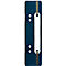 Heftstreifen Exacompta 426007B, Lochung 60 & 80 mm, L 150 x B 35 mm, Kunststoff & Metall, dunkelblau, 250 Stück
