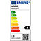 HELIA led stalamp, staal, dimbaar, met leesarm, ronde vorm