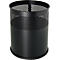 HELIT Papierkorb the dot H2515795, 15 l, Ø 25,7 x H 32,1 cm, rund, Metall schwarz, Lochdekor, matt