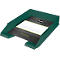Green letter tray with inserted paper, helit logo.