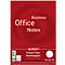 Emballage rouge de papier Herlitz Office Notes, format DIN A3 plié en DIN A4.