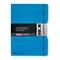 Herlitz notitieboekje my.book, Formaat DIN A4, kunststof, 2 x 40 vellen geruit/gelinieerd, blauw