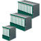 herlitz ordner maX.file nature, A4, rugbreedte 50 mm, 25 stuks, groen