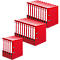 herlitz ordner maX.file protect, A4, rugbreedte 50 mm, 25 stuks, rood