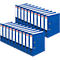 herlitz ordner maX.file protect, A4, rugbreedte 80 mm, 20 stuks, blauw