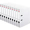 herlitz ordner maX.file protect plus, A4, rugbreedte 50 mm, 10 stuks, wit