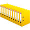 herlitz Ordner maX.file protect plus, DIN A4, Rückenbreite 80 mm, 10 Stück, gelb
