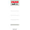 herlitz protect rugetiket, rugbreedte 80 mm, insteeketiket, 10 stuks