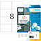 Herma Etiketten Nr. 10018, 99,1 x 67,7 mm, ablösbar, selbstklebend, blickdicht, Papier, weiß, 200 Stück