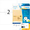Herma folie-etiketten Speciaal Nr. 4683, 210 x 148 mm, weerbestendig, bedrukbaar, permanent, transparant, 50 st.