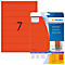 Herma ordneretiketten A4, 192 mm lang, permanent hechtend/bedrukbaar, 140 stuks, rood