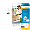 Herma Power-Etiketten Nr. 10910, 210 x 148 mm, selbstklebend, extrem stark haftend, Papier, weiß, 50 Stück