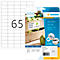 Herma Power etiketten nr. 10913, 38,1 x 21,2 mm, zelfklevend, extreem sterk hechtend, papier, wit, 1625 st.
