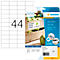 Herma Power-Etiketten Nr. 10914, 48,3 x 25,4 mm, selbstklebend, extrem stark haftend, Papier, weiß, 1100 Stück
