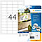 Herma Power etiketten nr. 10914, 48,3 x 25,4 mm, zelfklevend, extreem sterk hechtend, papier, wit, 1100 st.