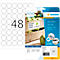 Herma Power etiketten nr. 10915, rond, Ø 30 mm, zelfklevend, extreem sterk hechtend, papier, mat, 1200 st.