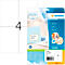 Herma premium adresetiketten nr. 5063, 105 x 148 mm, zelfklevend, permanent klevend, bedrukbaar, papier, wit, 100 stuks op 25 vellen