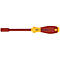 A screwdriver with a red shaft and handle, yellow middle part. Text on the yellow part: SW 8.0 x 125.