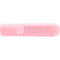 A pink highlighter from Faber-Castell, with 'Textliner 46 Pastel' written on it.